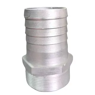 Acople Macho Aluminio 4"