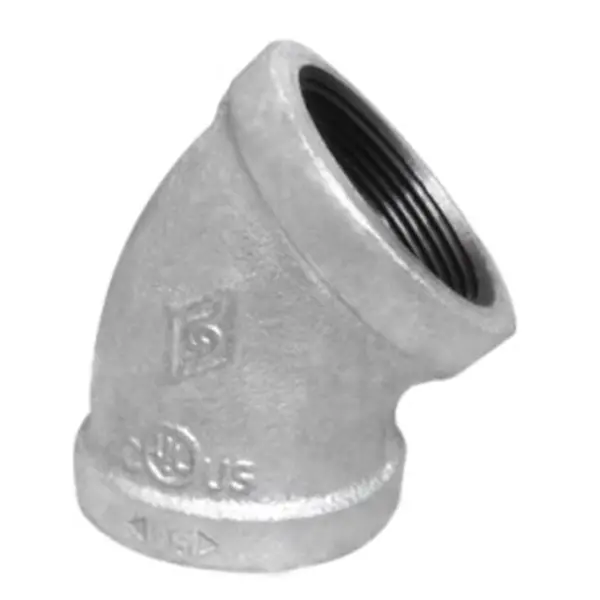 Semicodo 3/8" Galvanizado