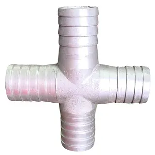 Cruceta Espigo Aluminio 11/2" X 11/2" X 11/2" X 11/2"